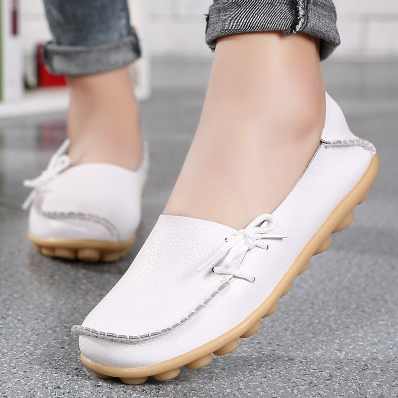 Comfort Leather Loafers | Lightweight Non-Slip Loafers for Men and Women