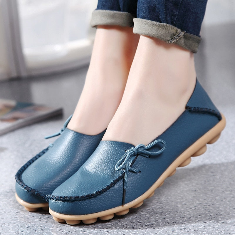 Comfort Leather Loafers | Lightweight Non-Slip Loafers for Men and Women