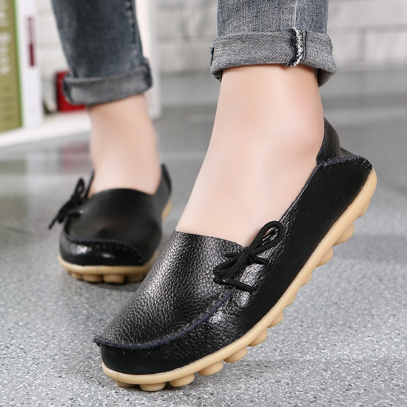 Comfort Leather Loafers | Lightweight Non-Slip Loafers for Men and Women