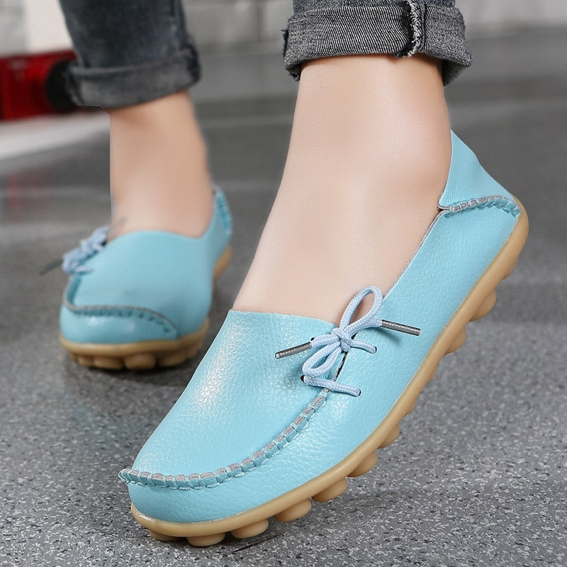 Comfort Leather Loafers | Lightweight Non-Slip Loafers for Men and Women