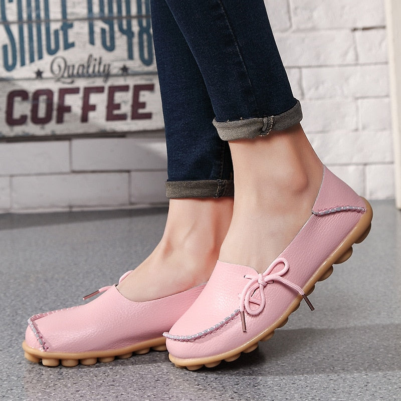 Comfort Leather Loafers | Lightweight Non-Slip Loafers for Men and Women