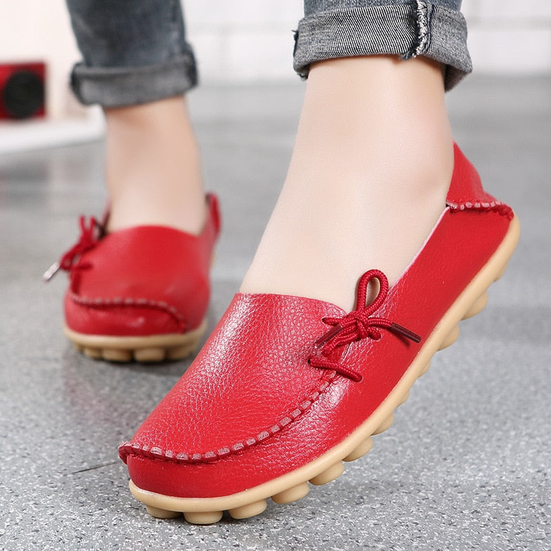 Comfort Leather Loafers | Lightweight Non-Slip Loafers for Men and Women