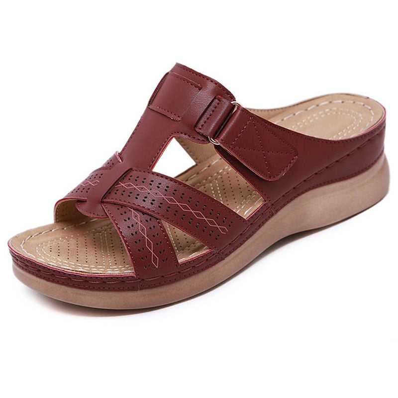 Comfort Leather Sandals | Adjustable Straps Sandals