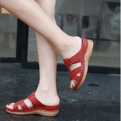 Comfort Leather Sandals | Adjustable Straps Sandals