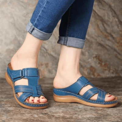 Comfort Leather Sandals | Adjustable Straps Sandals