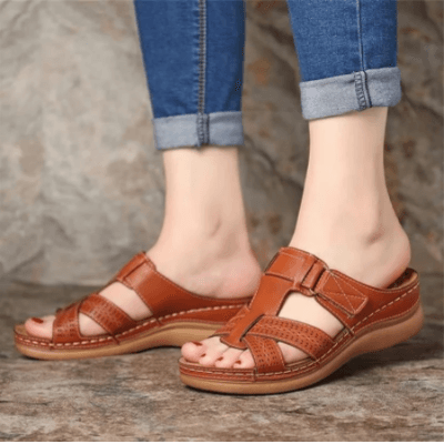 Comfort Leather Sandals | Adjustable Straps Sandals