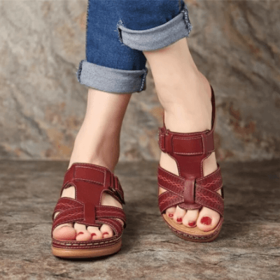 Comfort Leather Sandals | Adjustable Straps Sandals