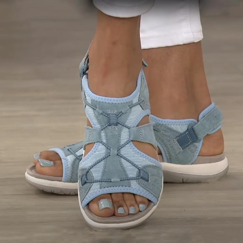 ComfortFlex Multi-Strap Sandals | All-Day Support & Style