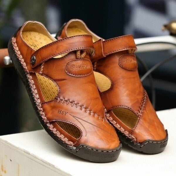 Comfortable Leather Sandals | Breathable & Stylish