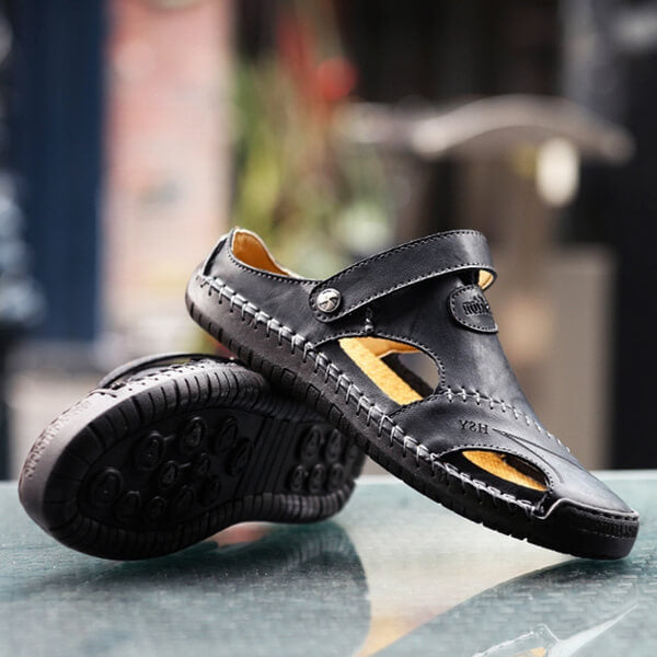 Comfortable Leather Sandals | Breathable & Stylish