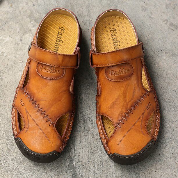 Comfortable Leather Sandals | Breathable & Stylish