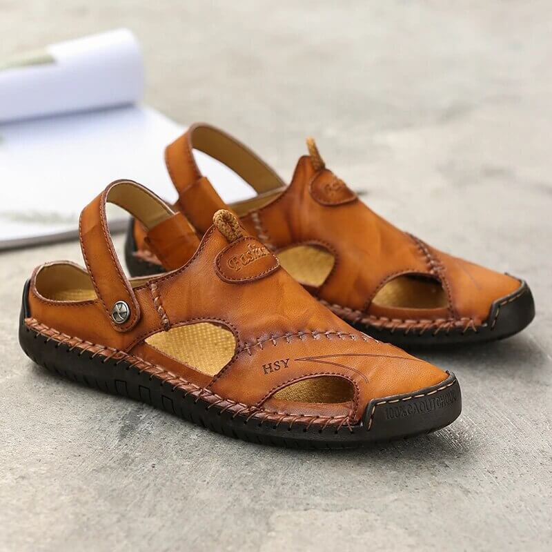 Comfortable Leather Sandals | Breathable & Stylish