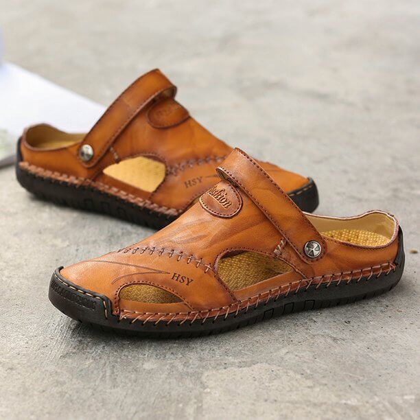 Comfortable Leather Sandals | Breathable & Stylish
