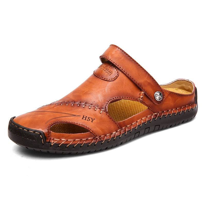 Comfortable Leather Sandals | Breathable & Stylish