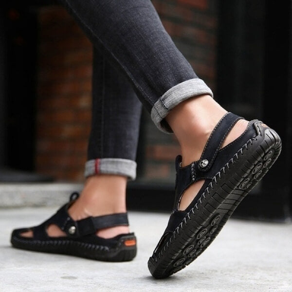 Comfortable Leather Sandals | Breathable & Stylish