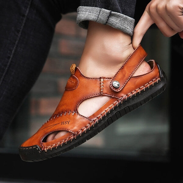 Comfortable Leather Sandals | Breathable & Stylish