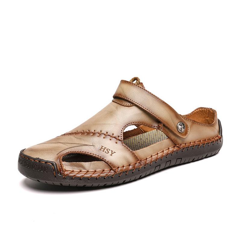 Comfortable Leather Sandals | Breathable & Stylish