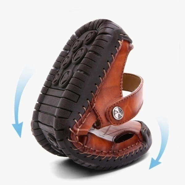 Comfortable Leather Sandals | Breathable & Stylish