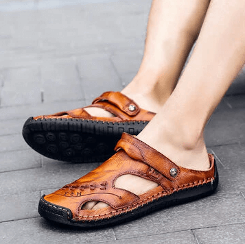 Comfortable Leather Sandals | Breathable & Stylish