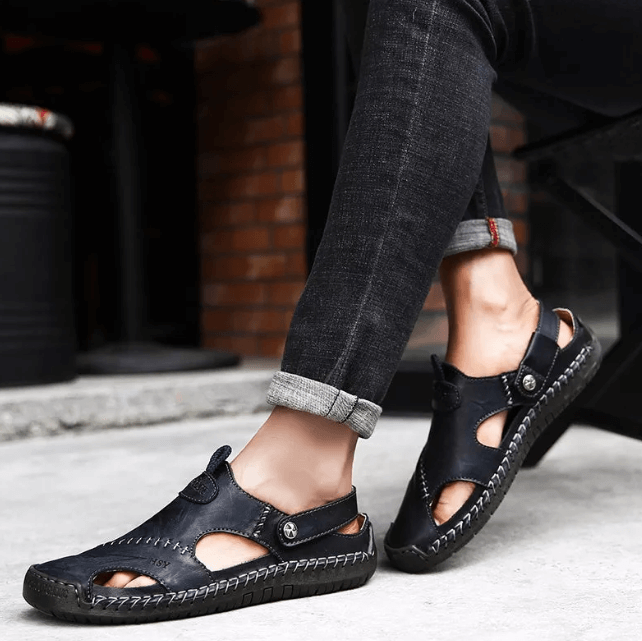 Comfortable Leather Sandals | Breathable & Stylish