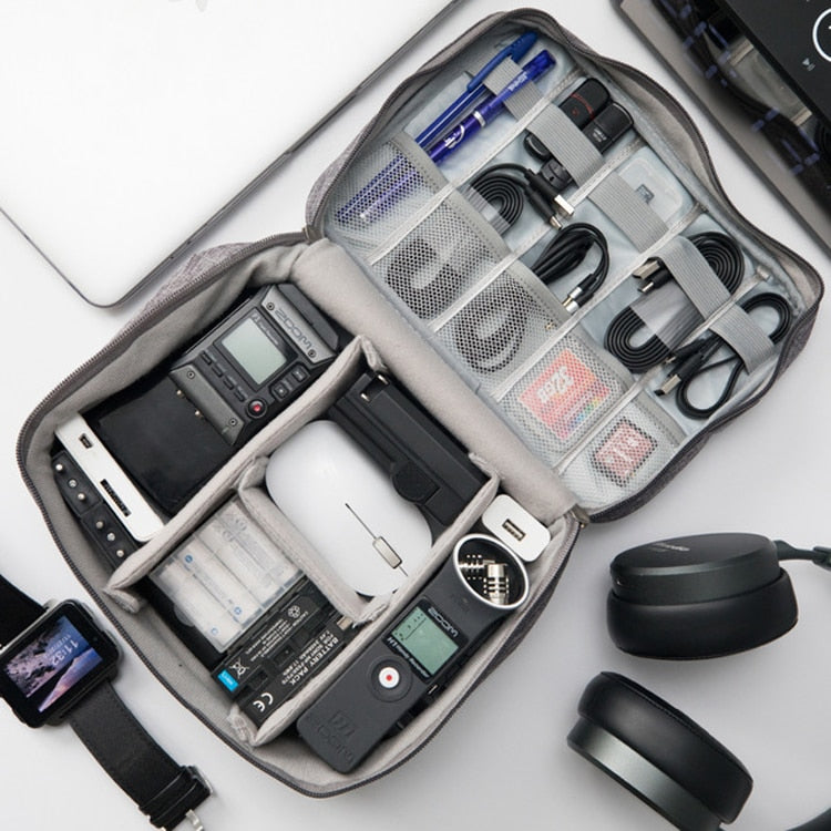 Compact Electronics Organizer Bag | Versatile Tech Storage Solution