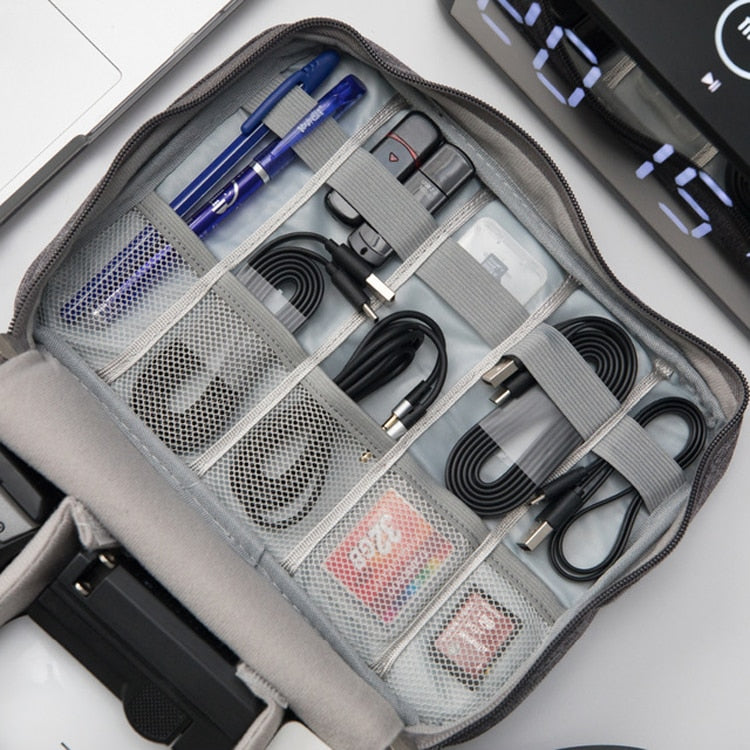 Compact Electronics Organizer Bag | Versatile Tech Storage Solution