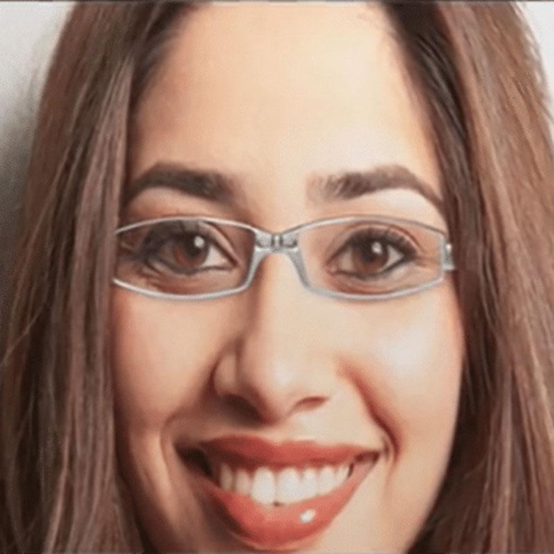 Compact Folding Nose Clip Glasses | Ultra-Portable Vision Aid