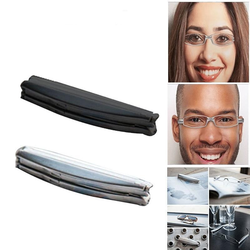 Compact Folding Nose Clip Glasses | Ultra-Portable Vision Aid