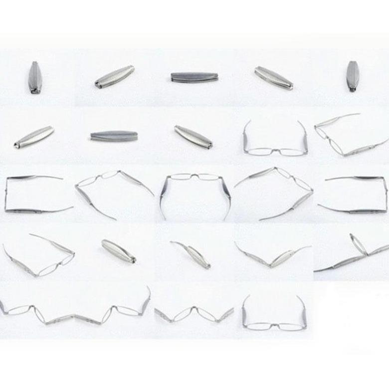 Compact Folding Nose Clip Glasses | Ultra-Portable Vision Aid