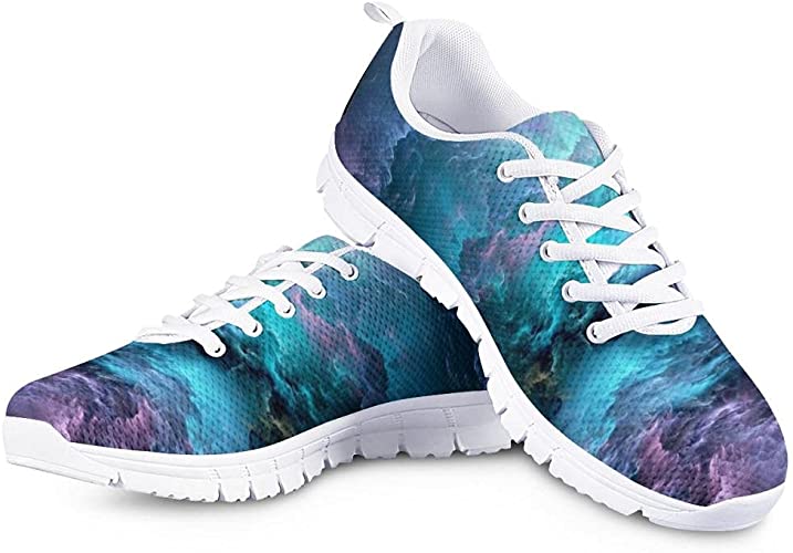 Cosmic Flow Sneakers | Vibrant and Artistic Unique Design