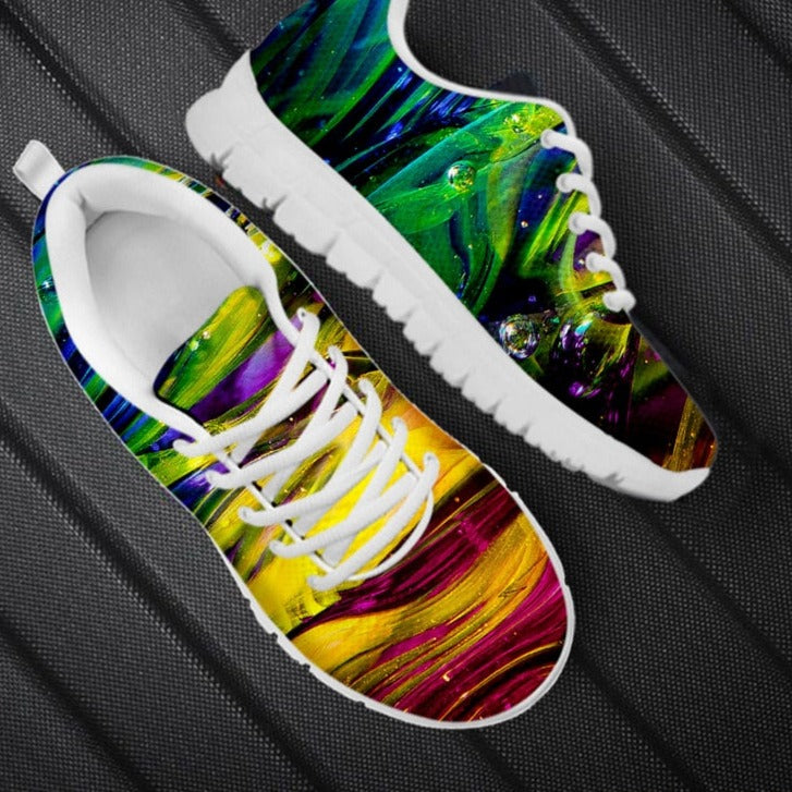 Cosmic Flow Sneakers | Vibrant and Artistic Unique Design