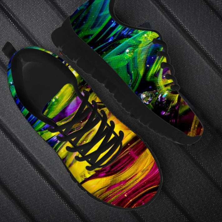 Cosmic Flow Sneakers | Vibrant and Artistic Unique Design