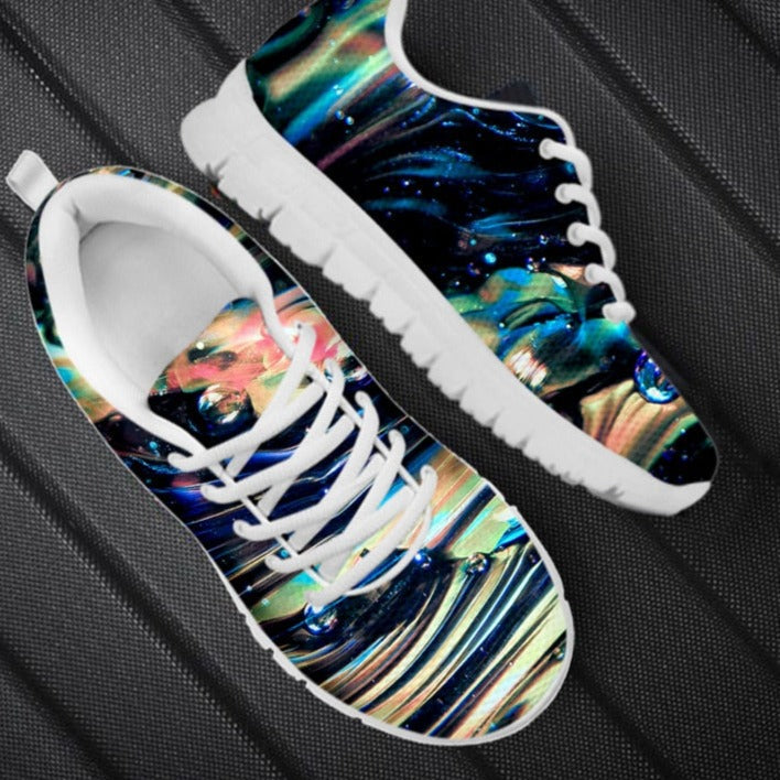 Cosmic Flow Sneakers | Vibrant and Artistic Unique Design