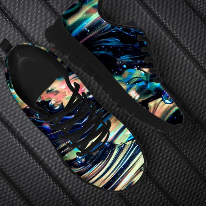 Cosmic Flow Sneakers | Vibrant and Artistic Unique Design