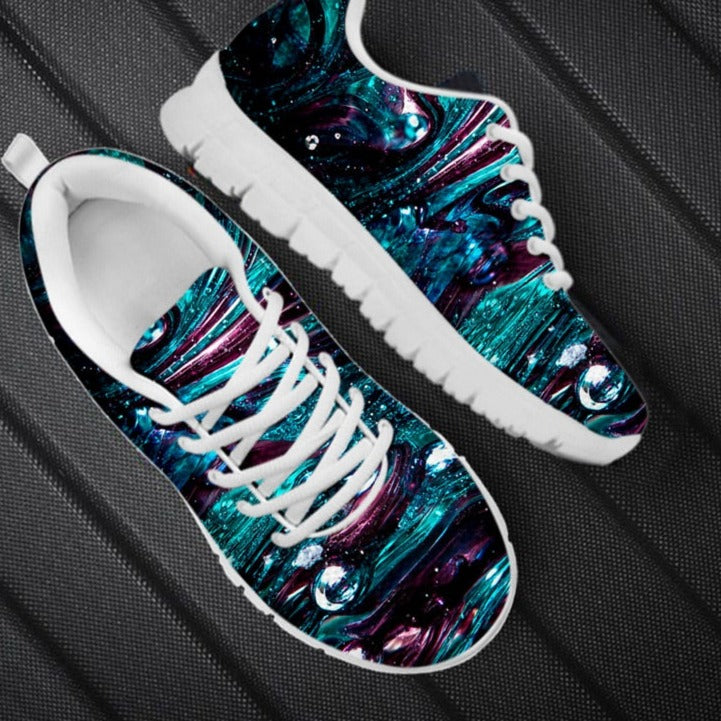 Cosmic Flow Sneakers | Vibrant and Artistic Unique Design