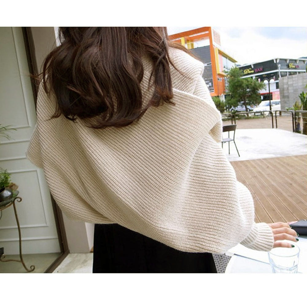 Cozy Chic Knitted Shawl | Versatile Wrap