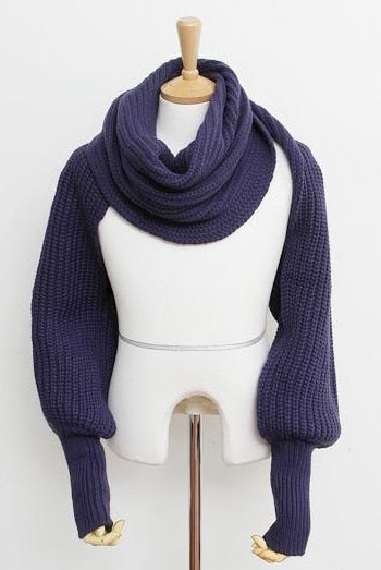 Cozy Chic Knitted Shawl | Versatile Wrap
