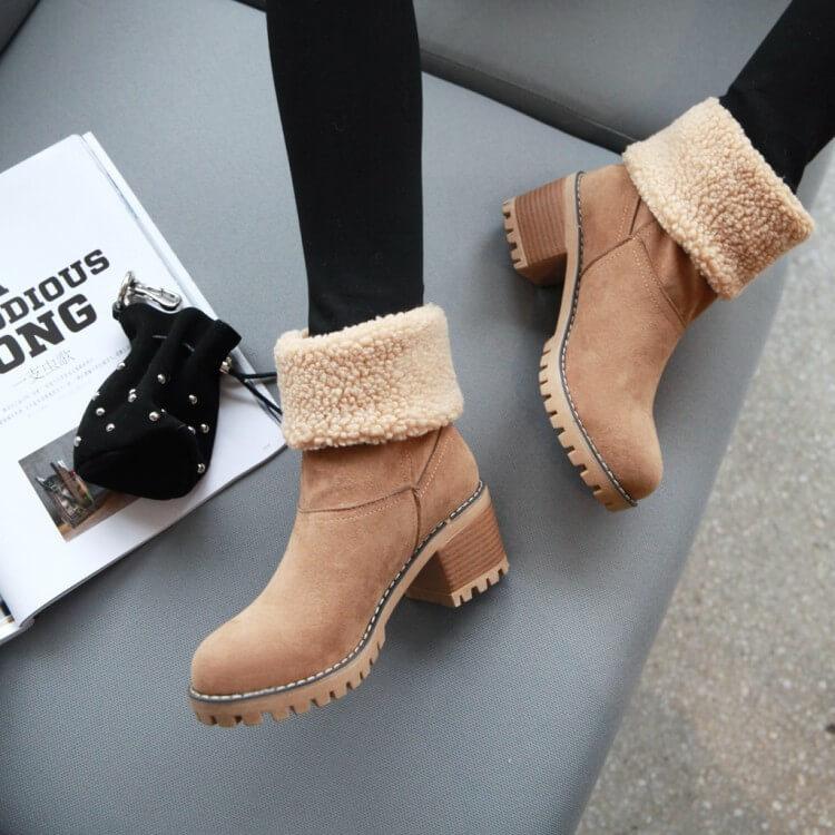 Cozy Chic Winter Boots | Luxe Shearling Lining