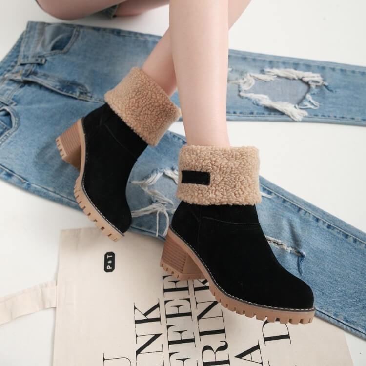 Cozy Chic Winter Boots | Luxe Shearling Lining