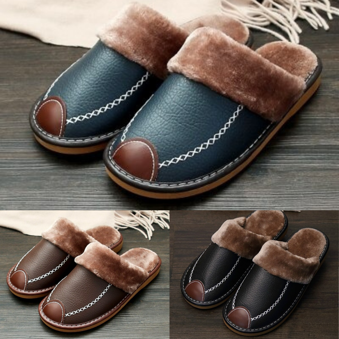 Cozy Comfort Fleece-Lined Slippers | Ultimate Warmth and Style