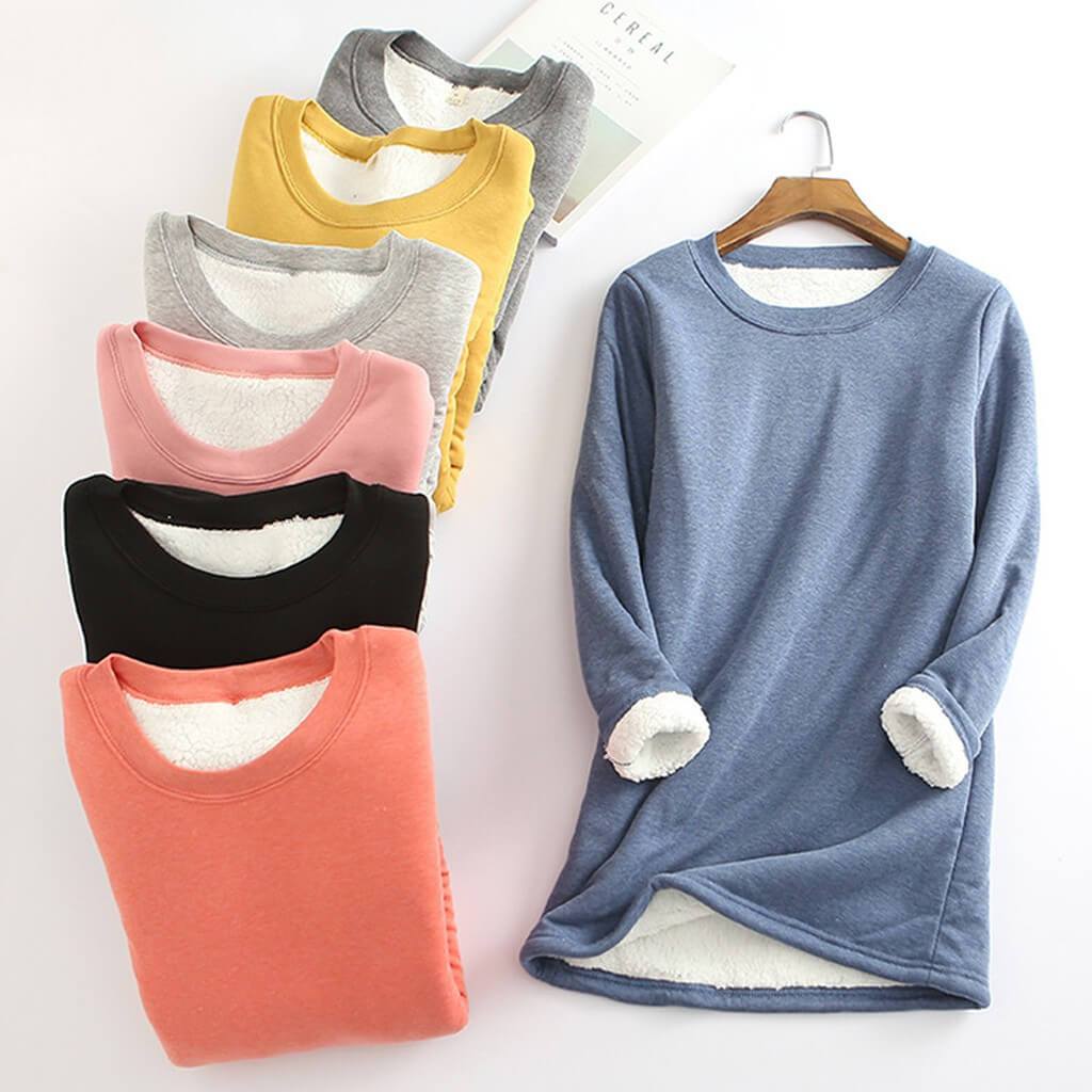 Cozy Fleece-Lined Sweater Dress | Warm and Stylish Dress