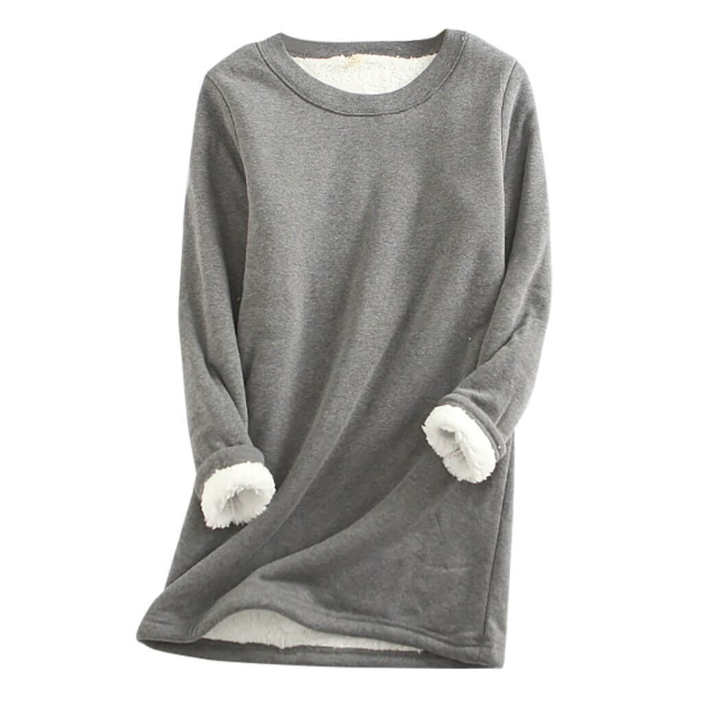 Cozy Fleece-Lined Sweater Dress | Warm and Stylish Dress