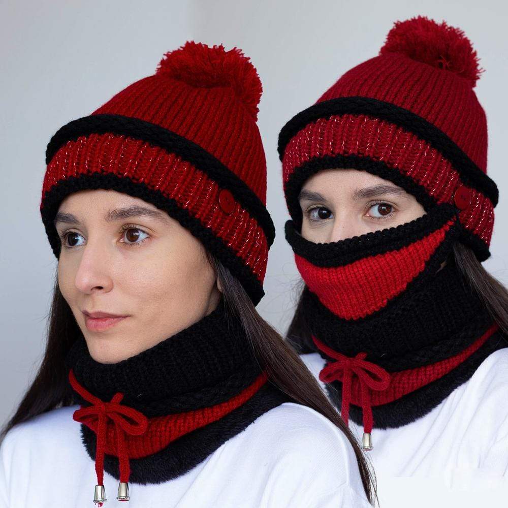 Cozy Knit Winter Set | Warm Winter Accessories & Versatile Wear