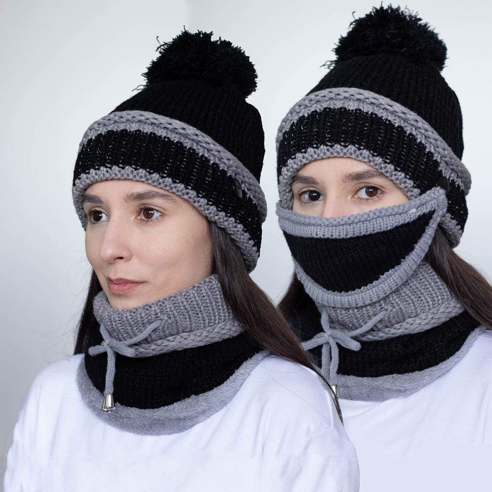 Cozy Knit Winter Set | Warm Winter Accessories & Versatile Wear