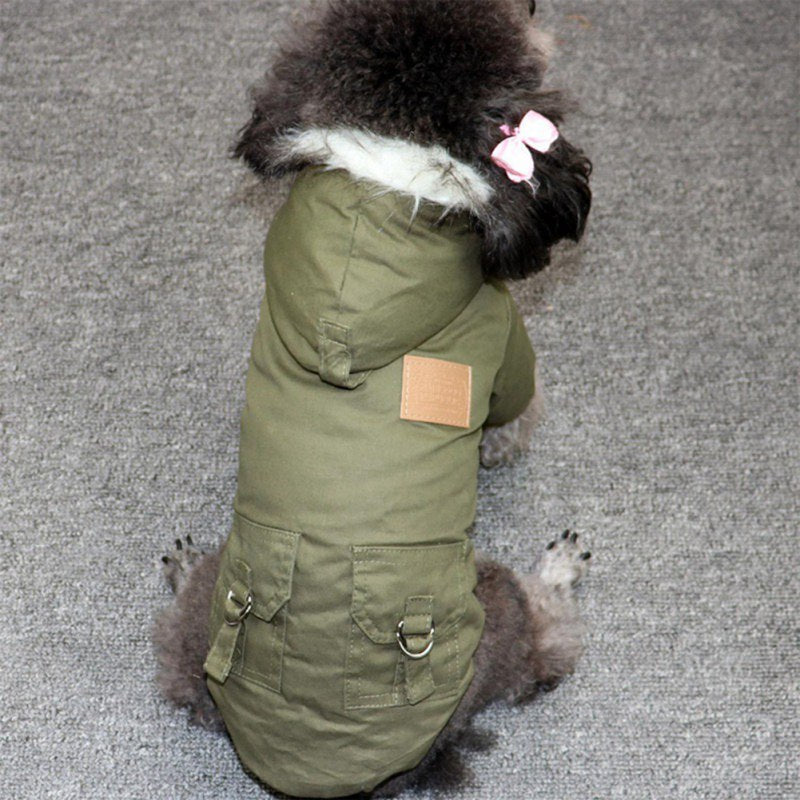 Cozy Winter Dog Jacket | Fleece-Lined Dog Jacket with Hood