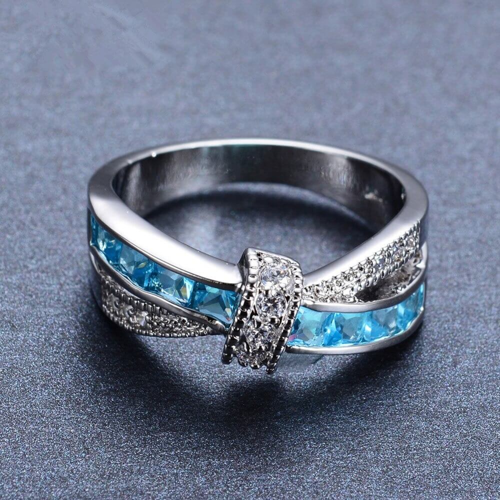 Crystal Elegance Ring | Multi-Color Glamour Gemstone