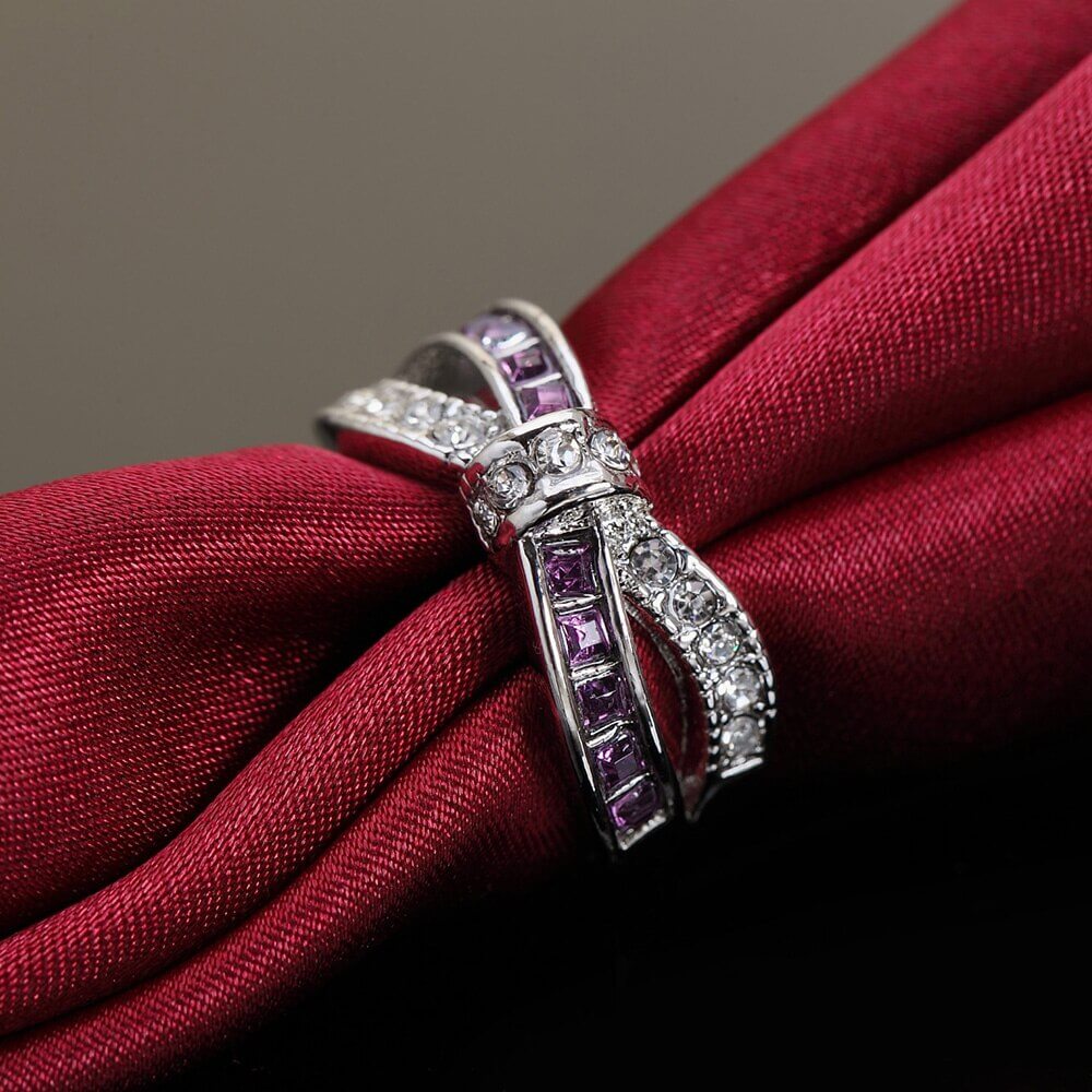 Crystal Elegance Ring | Multi-Color Glamour Gemstone
