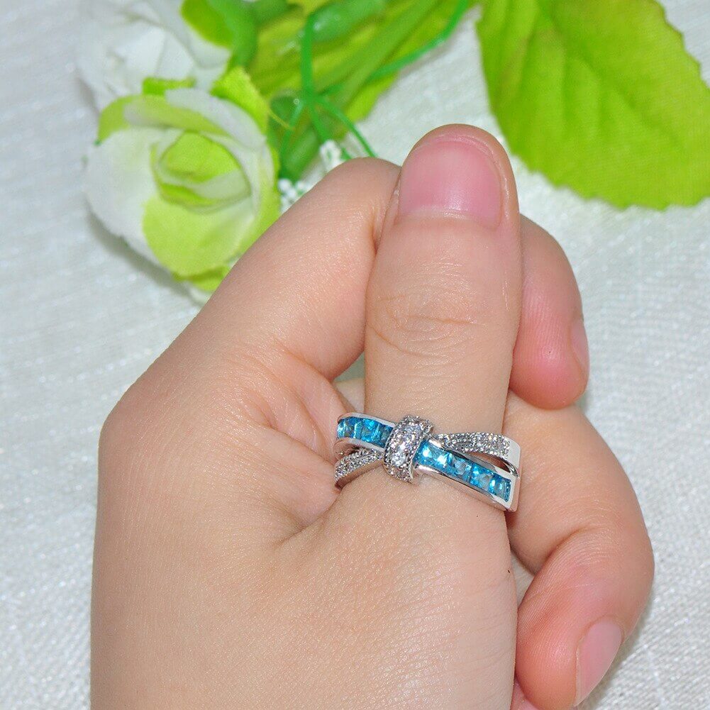 Crystal Elegance Ring | Multi-Color Glamour Gemstone
