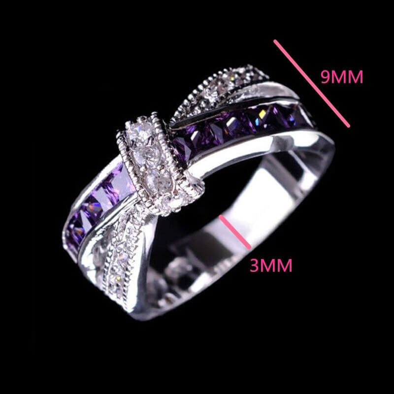 Crystal Elegance Ring | Multi-Color Glamour Gemstone
