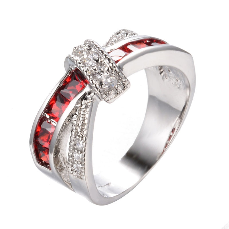 Crystal Elegance Ring | Multi-Color Glamour Gemstone